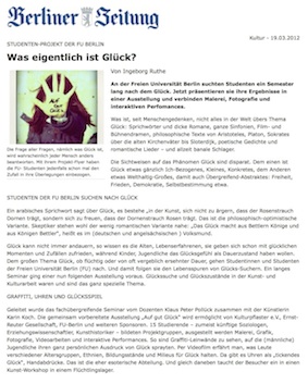 berliner zeitung, projekt glueck